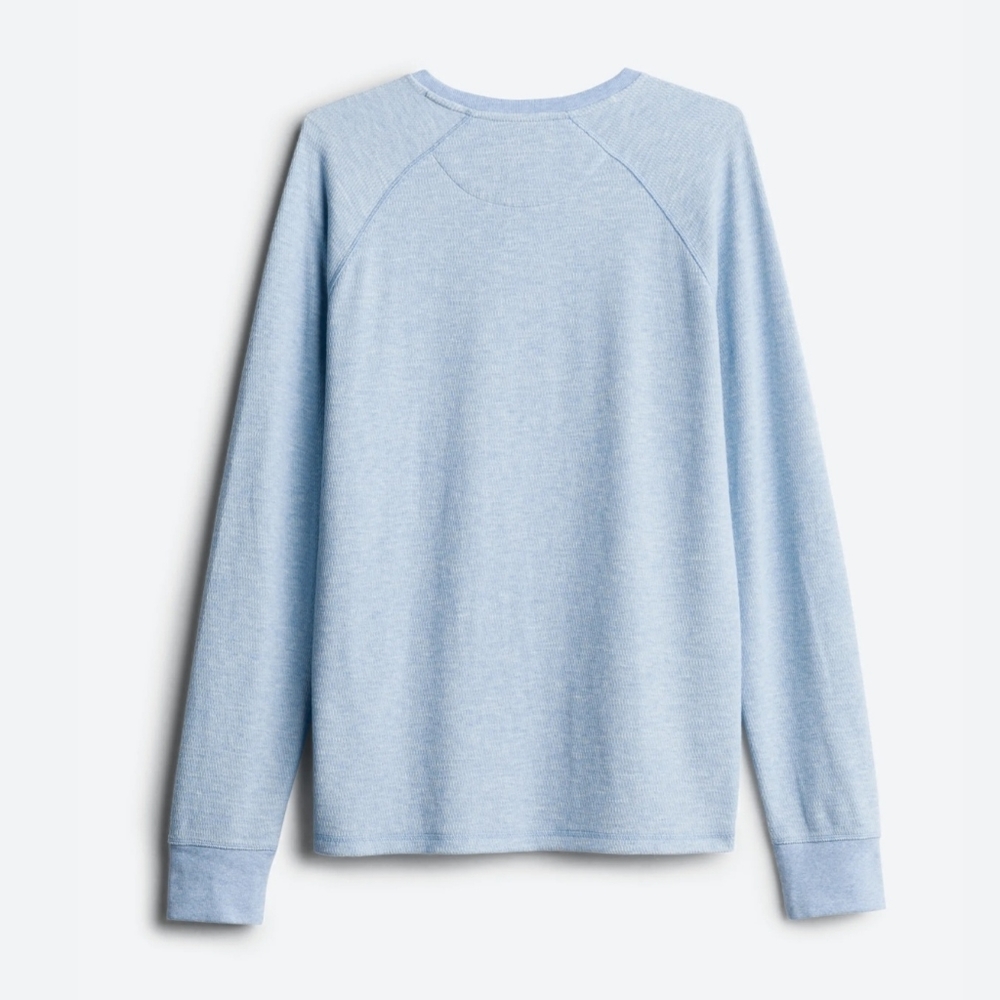 ALESBURY Pilsen Thermal Crew Large Light Blue long sleeve tee shirt Stitch fix